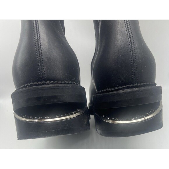 Alexander‎ Wang Chelsea Boots Booties  Size 38/7 Andy Black Biker Leather - Picture 6 of 15